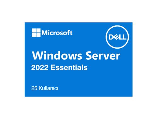 MICROSOFT DELL SRV 2022 W2K22ESN-ROK SERVER ESSENTIAL ROK LISANS 25 KULLANICI